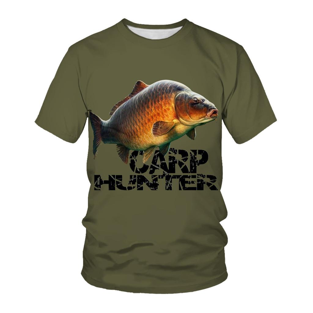 Casual Short Sleeved Printed Fashionable Oversized 3D Top Pattern T-shirt for Men Comfortable Summer Round Neck