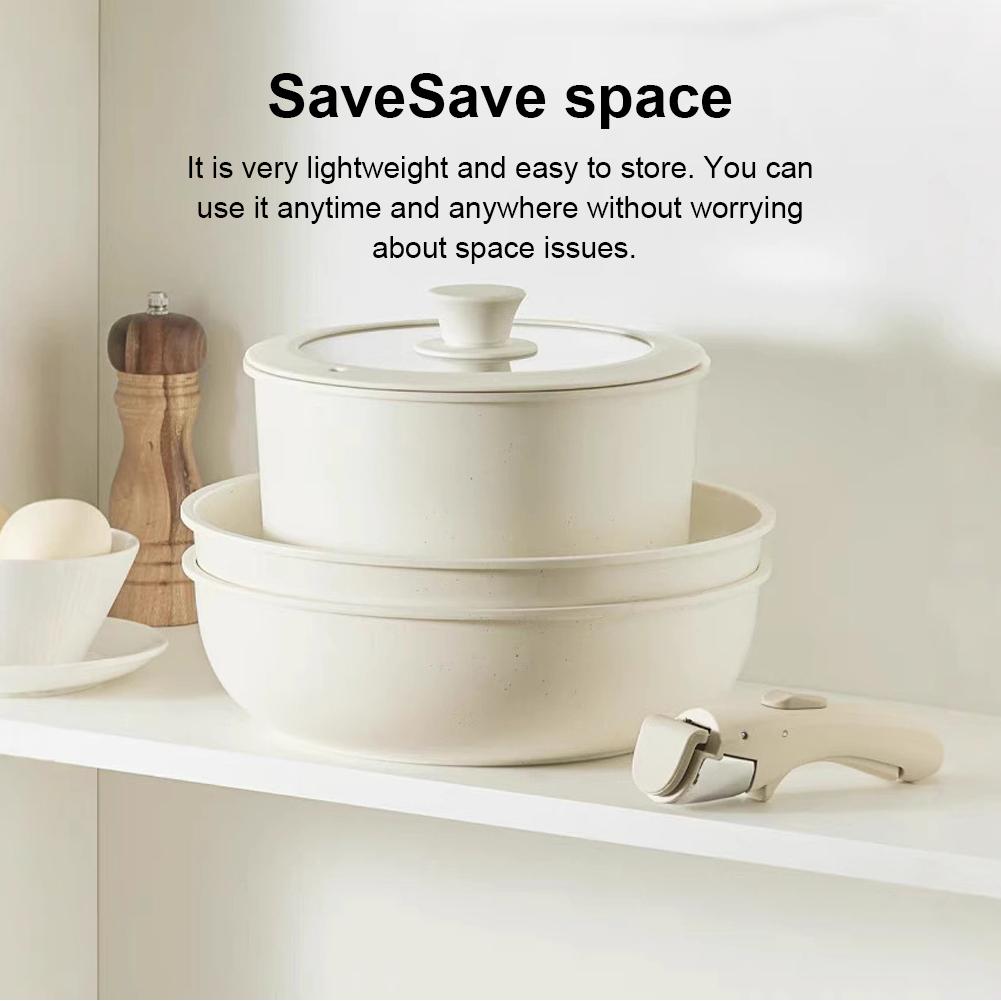 Detachable Pan Handle Multi-Purpose Anti Scalding Pan Gripper Anti-Slip Frying Pan Replace Handle Grip Household Kitchen Gadget