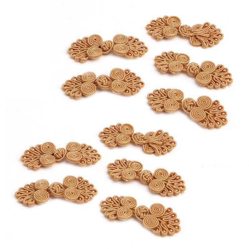Chinese Knots for Frog Buttons 10 Pairs Chinese Traditional Clothes Ornament