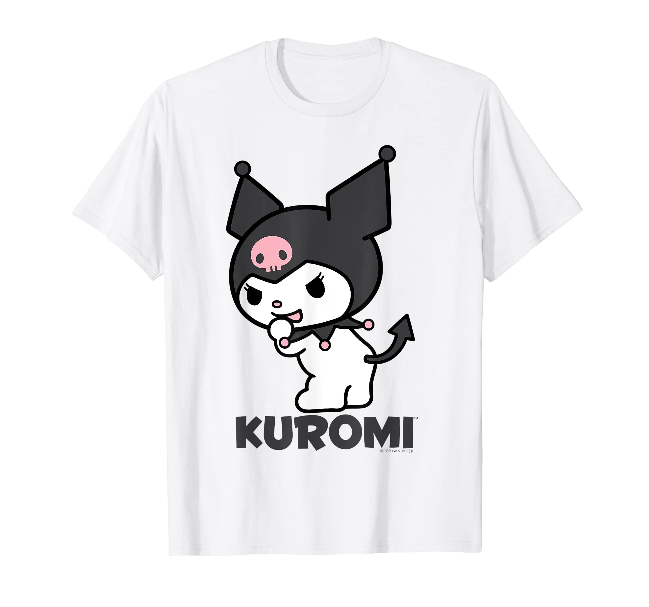 

Футболка-шлепанца с дизайном Kuromi US белый