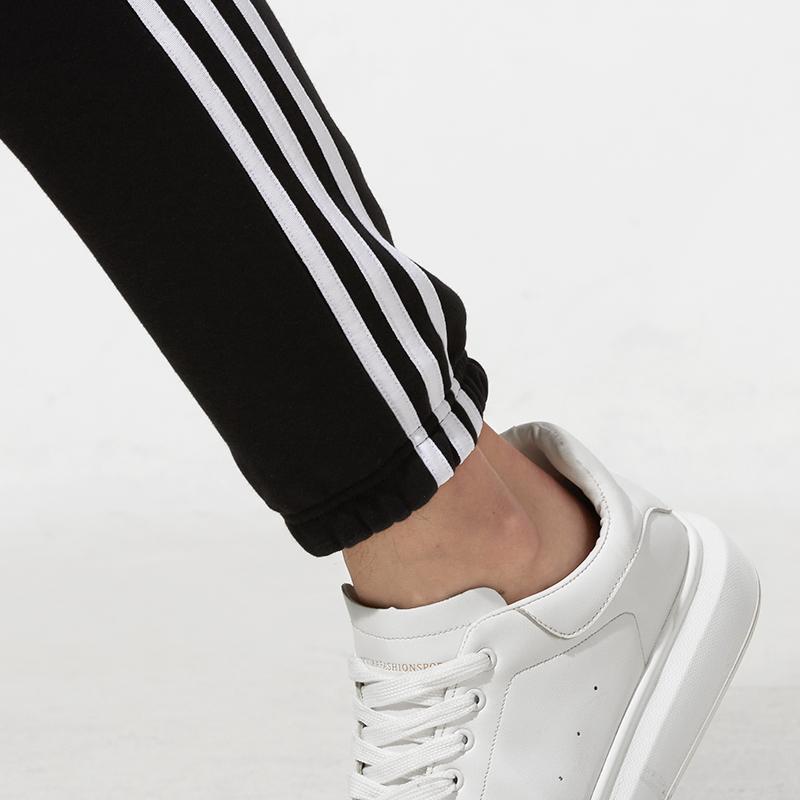 Adidas Φλις Φόρμα Παντελόνι 3-Ρίγες Ανδρικό Κάτω Μέρος Μαύρο GK8822