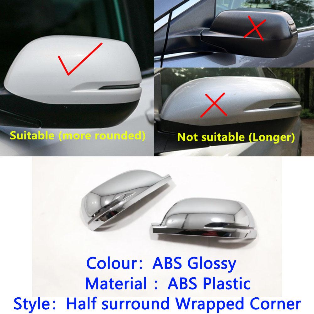 For Honda CRV CR-V 2012 2013 2014 2015 2016 Car ABS Decoration Stick Stick Rear View Eyebrow Side Glass Mirror Cover Trim Frame