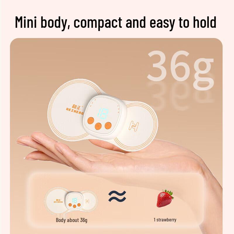 HEZHENG Portable EMS Pulse Massager Patch CN plug (adapter included)