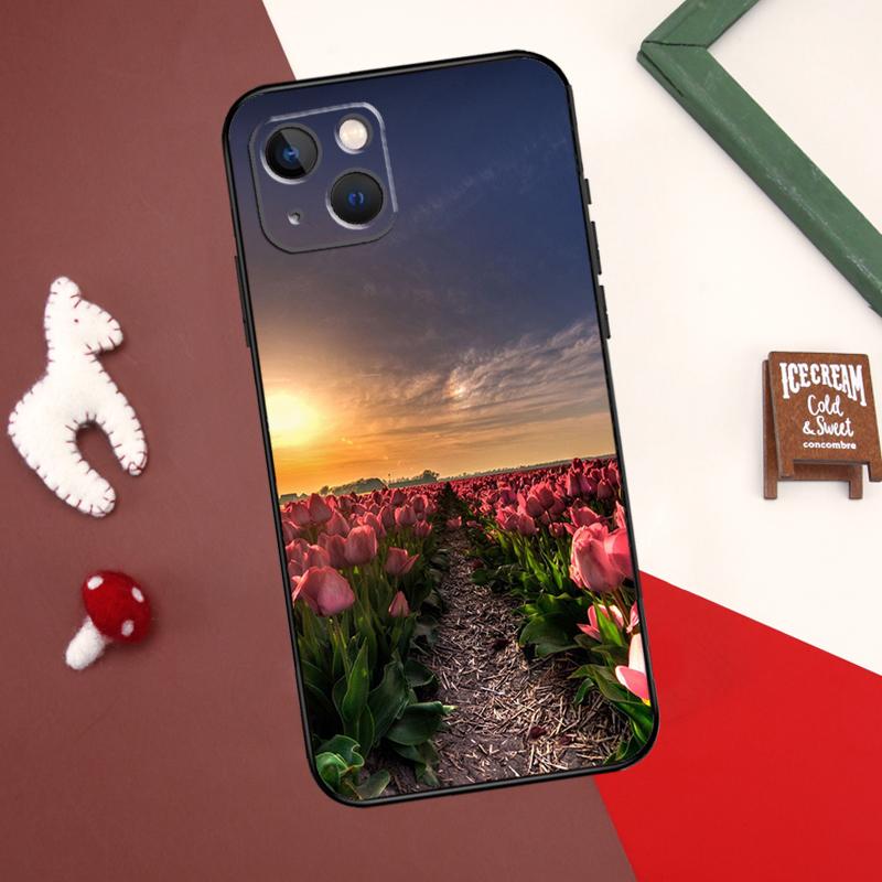 

Чехол с изображением весенних тюльпанов для iPhone 12 11 13 14 15 Pro Max 12 Mini 7 8 Plus X XR XS Max SE 2020 iPhone 7 8