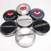 4 pezzi 60mm Coprimozzo Centrale Ruota Vossen Cerchi Auto Copertura Antipolvere Coprimozzi 56mm Emblema Accessori Styling Auto