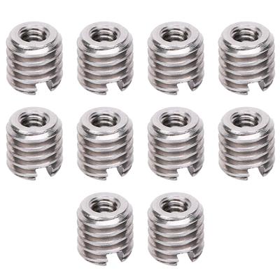 10Pcs Thread Inserts Reducing Nut Repair Tool Male Female Stainless Steel Fastener