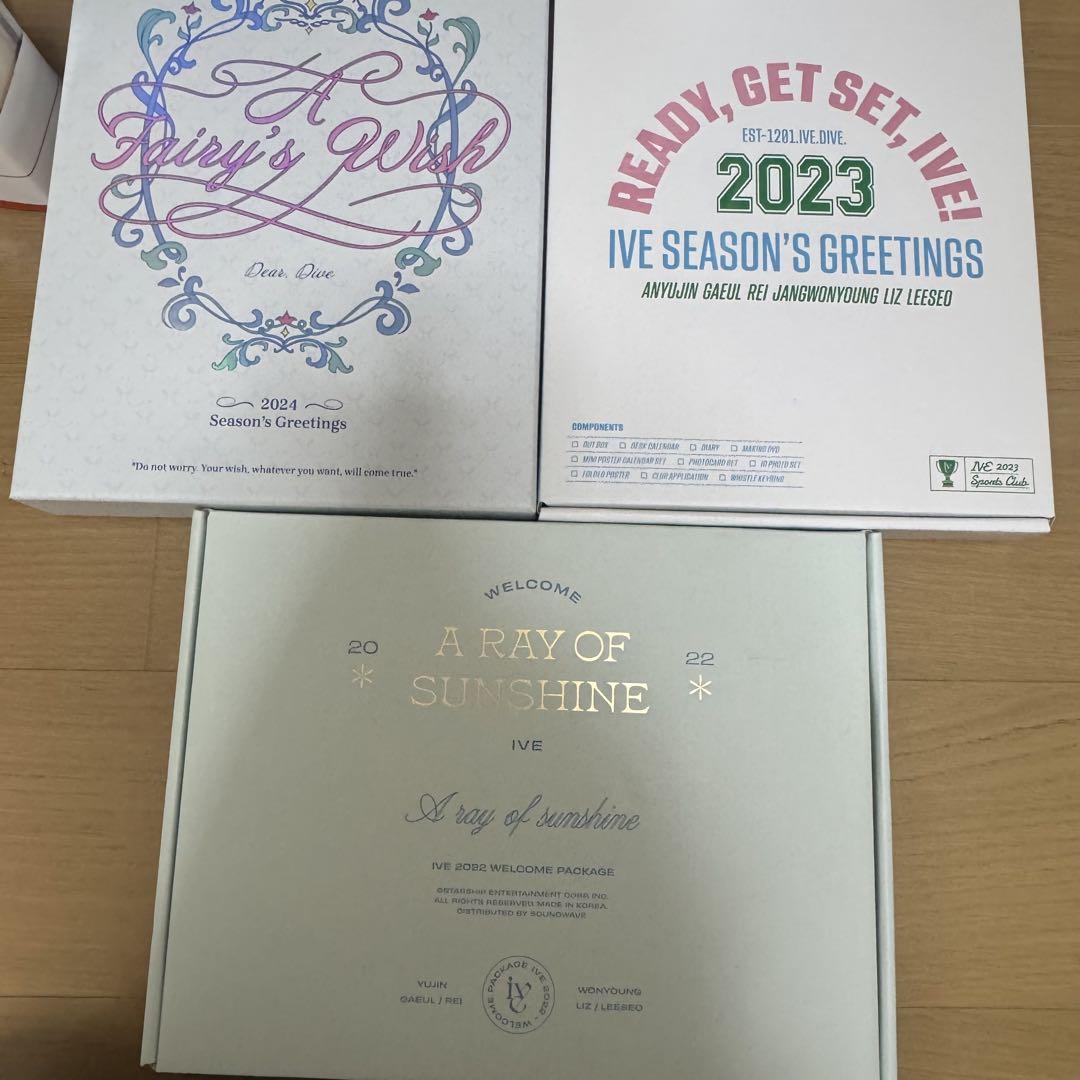 

[USED] Super rare IVE Seagri set Wonyoung Iso 2022 2023 2024