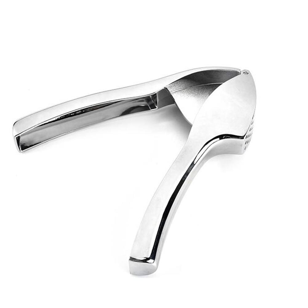 Garlic Press Stainless Steel Alloy Cutter Ginger Crusher Meat Presser Grinder Kitchen Squeeze Tool