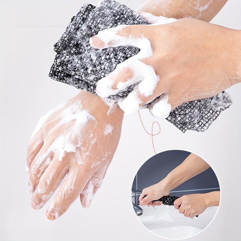 1pc Japanese Exfoliating Bath Towel, Long Fiber for Deep Cleansing & Smooth Skin, Back Scrubber for Men and Women, Durable