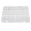 PP Grid Box Transparent Separate Storage Organizer Removable Electronic Component Containers