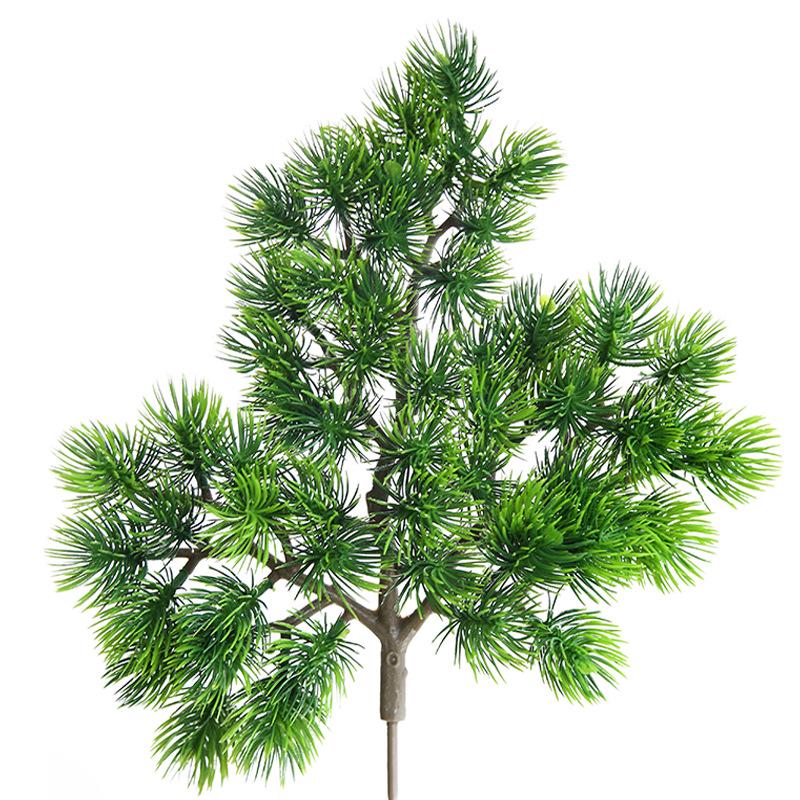 Ramură Artificială de Pin cu Frunze de Arțar și Accente de Chiparos