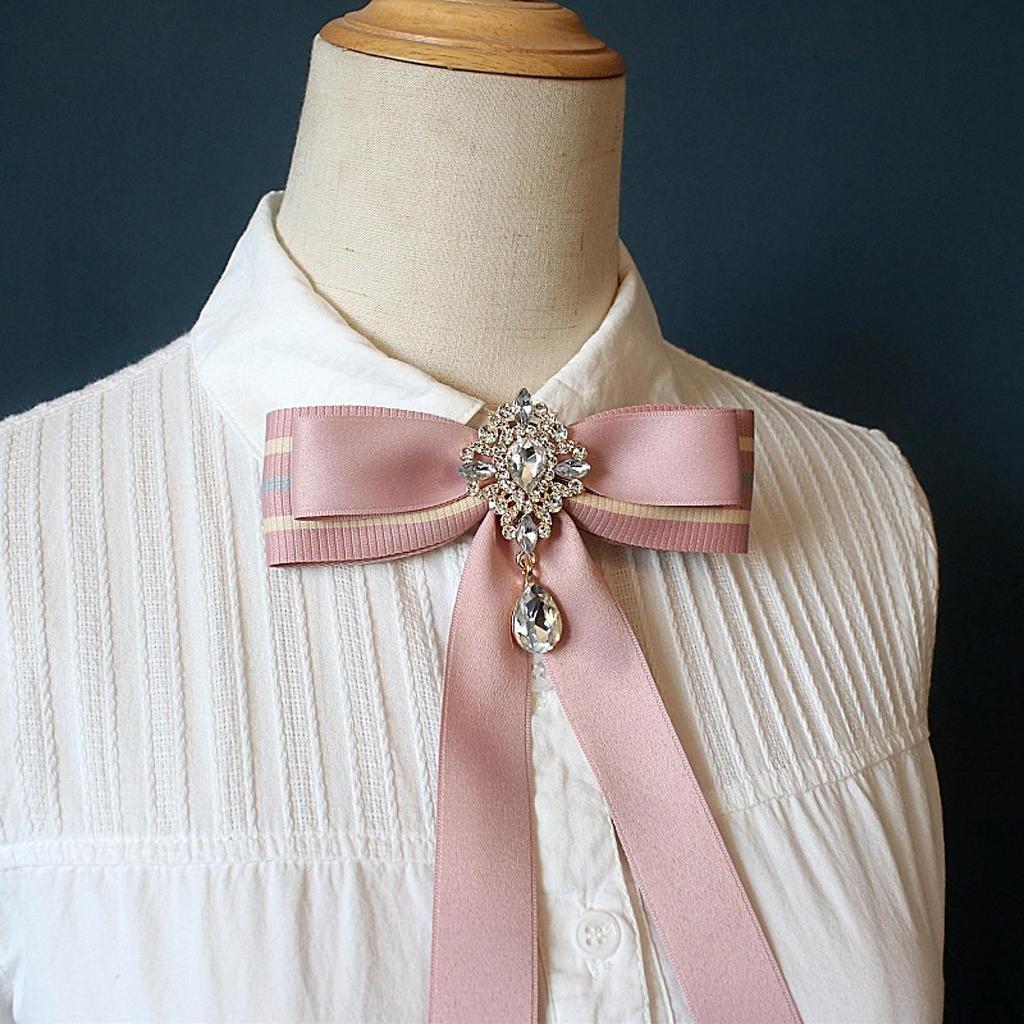 Broche Ruban Nœud Papillon Nœud Chemise Cravate Épingle pour Costume
