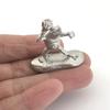 A miniature tin frog from the Choju Jinbutsu Giga perfect for your dry landscape painting, garden.