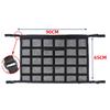 Car Ceiling Cargo Mesh Net Storage Pocket Vehicle Interior Accessories Durable Car Roof Organizer for Car with 4 Handles