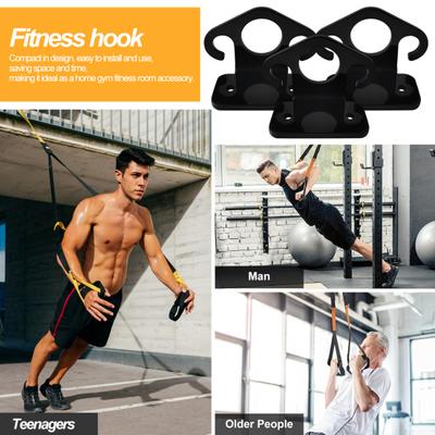 Resistance Band Wall Anchors with Screws Strong Load-bearing Rustproof High Strength Easy To Install Workout Wall Mount Anchors Band Hooks
