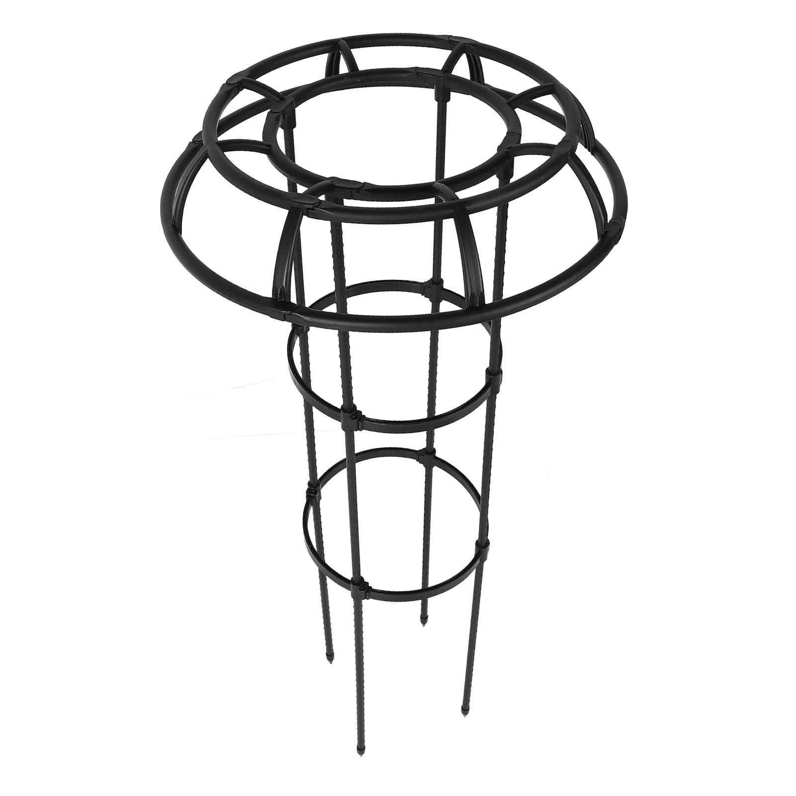 

Climbing Plant Support Rust Proof Decorative Umbrella Shape Potted Plant Stake Support for Rose Tomato Cucumber 3 Layer