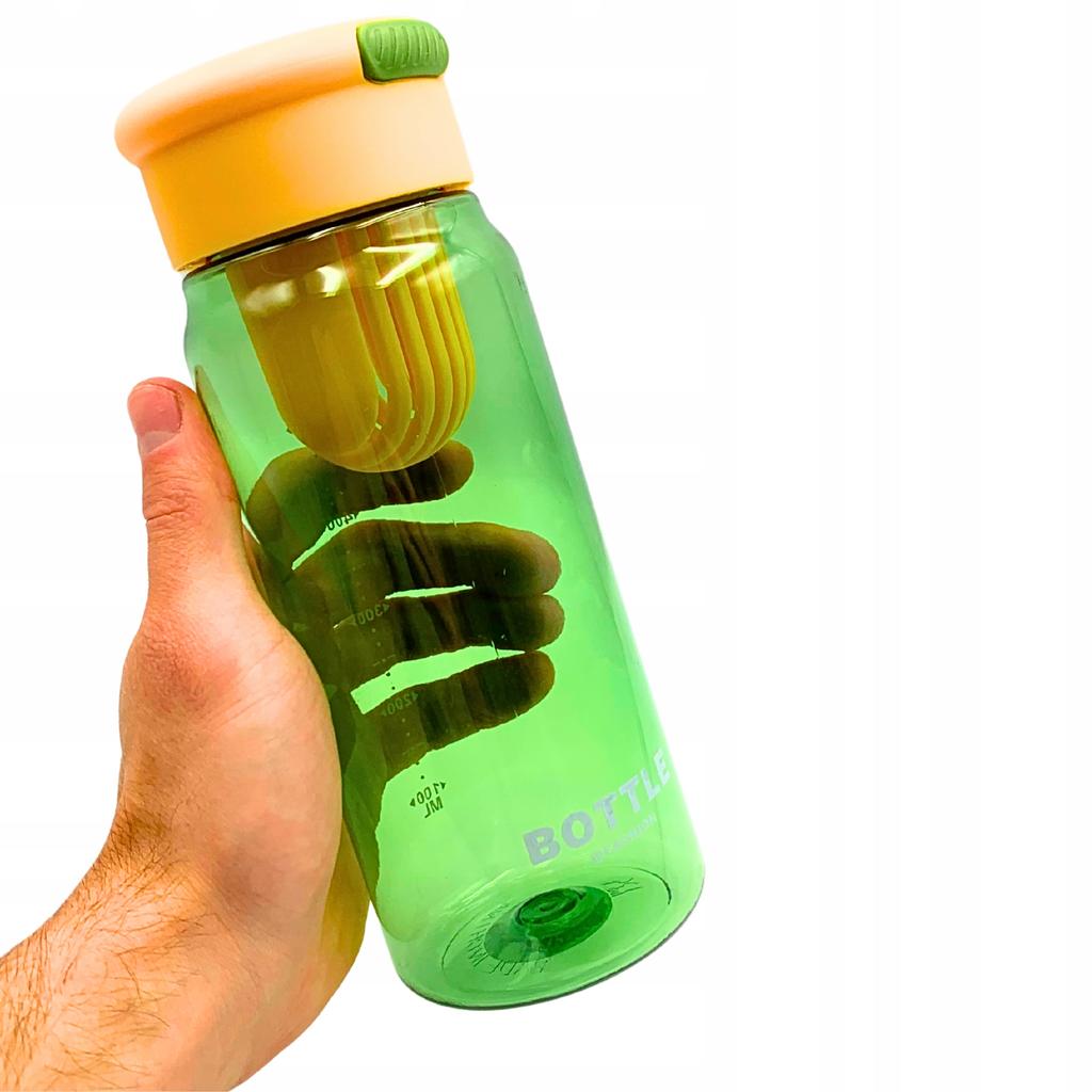 Durable Sports Water Bottle With Graduated Filter 650 Ml