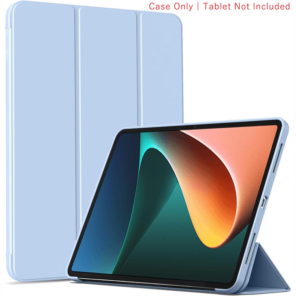 Tri-fold Flip Case For Xiaomi Pad 5/Pad 5 Pro 11inch Magnetic Stand PU Leather Protective Cover Auto Sleep/Wake up