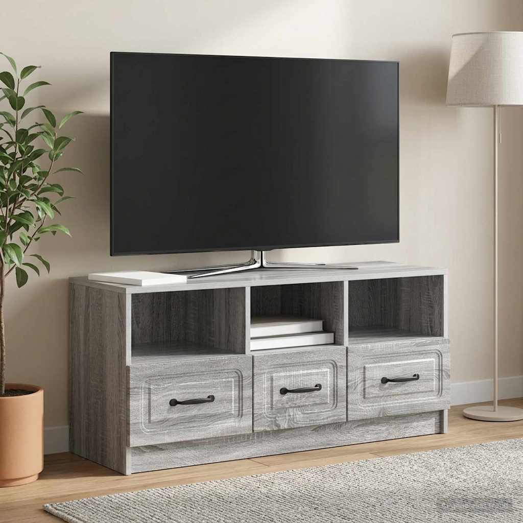 TV Cabinet Grey Sonoma 102 x 34.5 x 47 cm Particleboard