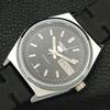 VINTAGE REFURBISHED SEIKO 5 AUTOMATIC JAPAN MENS BLACK DIAL WATCH a440647-9 Sk-a440647-1
