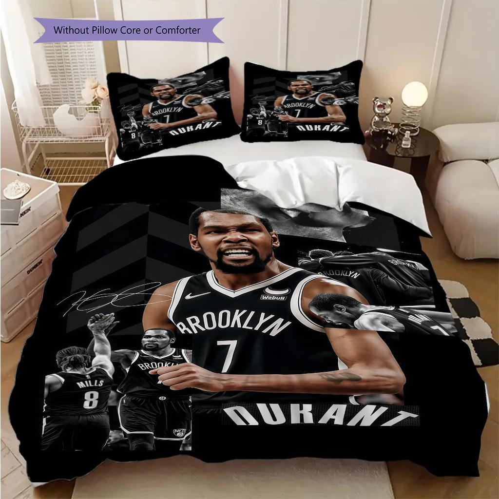Brooklyn Basketball Brilliance Bedding(1 * duvet cover + 2 * pillowcase, without core)Christmas birthday gift Soft and comfortable Bedding set