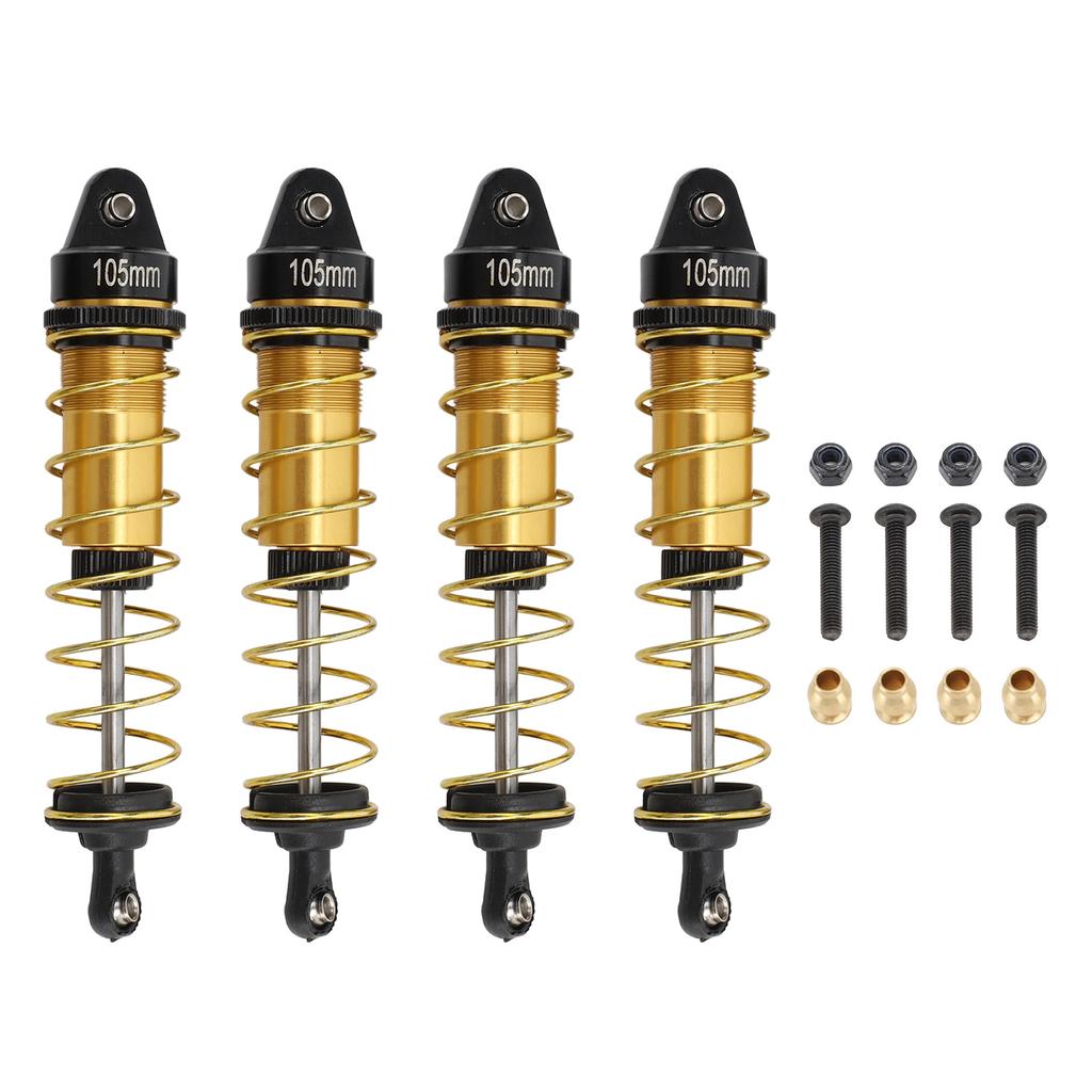 4Pcs RC Shock Absorber for SCX10 Replacement Front Rear RC Shock Absorber Spring Damper for 110 RC