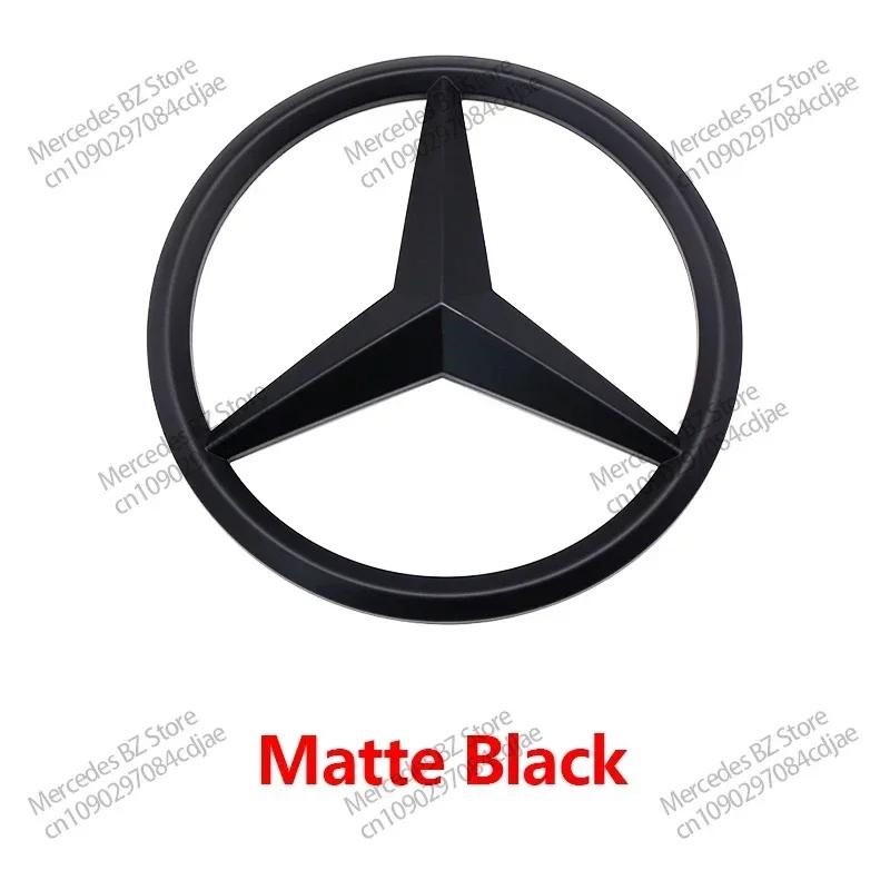 

Car Sticker For Mercedes Benz 188MM 210MM ABS Car Front Grille Badge Sticker Decal Cover Emblem Accessories For Mercedes Benz AM 210mm матовий чорний колір