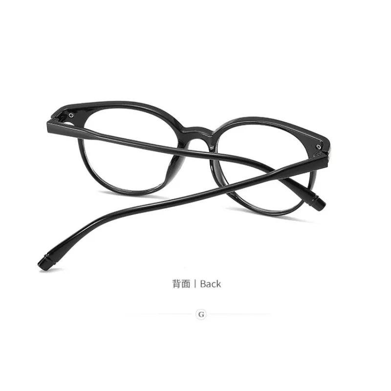 Transparent Round Frame Anti Blue Light Blocking Glasses Women Men Portable Computer Eyewear Optical Spectacle Eyeglasses