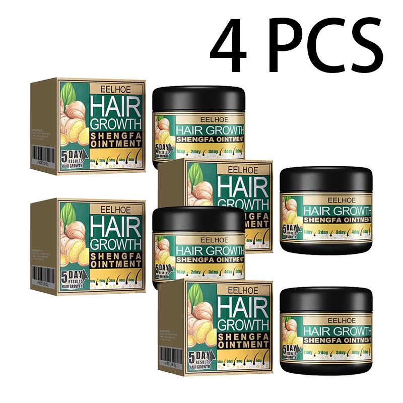 EELHOE Ginger Hair Cream Hair Nutrition Smoothing Nourishing Repair Dry Scalp Massage Treatment Cream