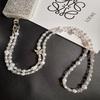 Fashion Pearl Butterfly Phone Lanyard With Pvc Beaded String For Women And Men