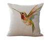 Cushion Case Linen Printed Birds Patterns Cover Car Sofa Throw Pillows Decorative Pillowcase almofada decorativos cojines