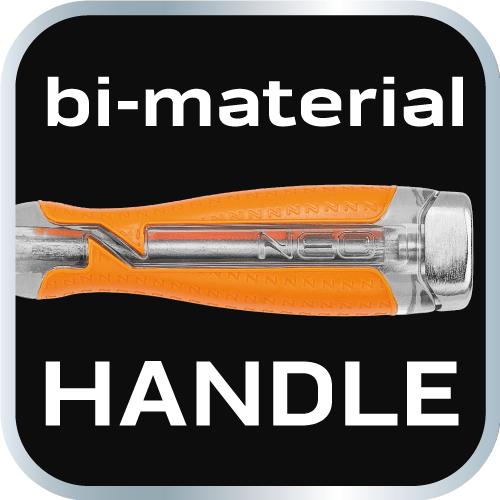 12mm chisel, CRV, two-component handle