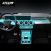 For Mercedes-Benz EQB Car Interior Center Console Transparent TPU Protective Film Anti-scratc Repair Accessorie