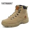 Neue Herrenstiefel Mode Outdoor Stiefel Atmungsaktive Wanderstiefel Herbstschuhe Turnschuhe leichte rutschfeste Herren Desert Stiefeletten
