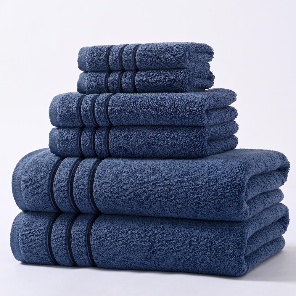 Asciugamano in Puro Cotone Asciugamano da Bagno Asciugamano Quadrato Set da Sei Pezzi Cotone Platform Ispessito Morbido Caldo e Confortevole Necessità Quotidiane per la Casa Asciugamani Tessuti