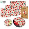 Eco-Friendly Beeswax Food Wrap - Reusable Cloth for Food Preservation Packaging
