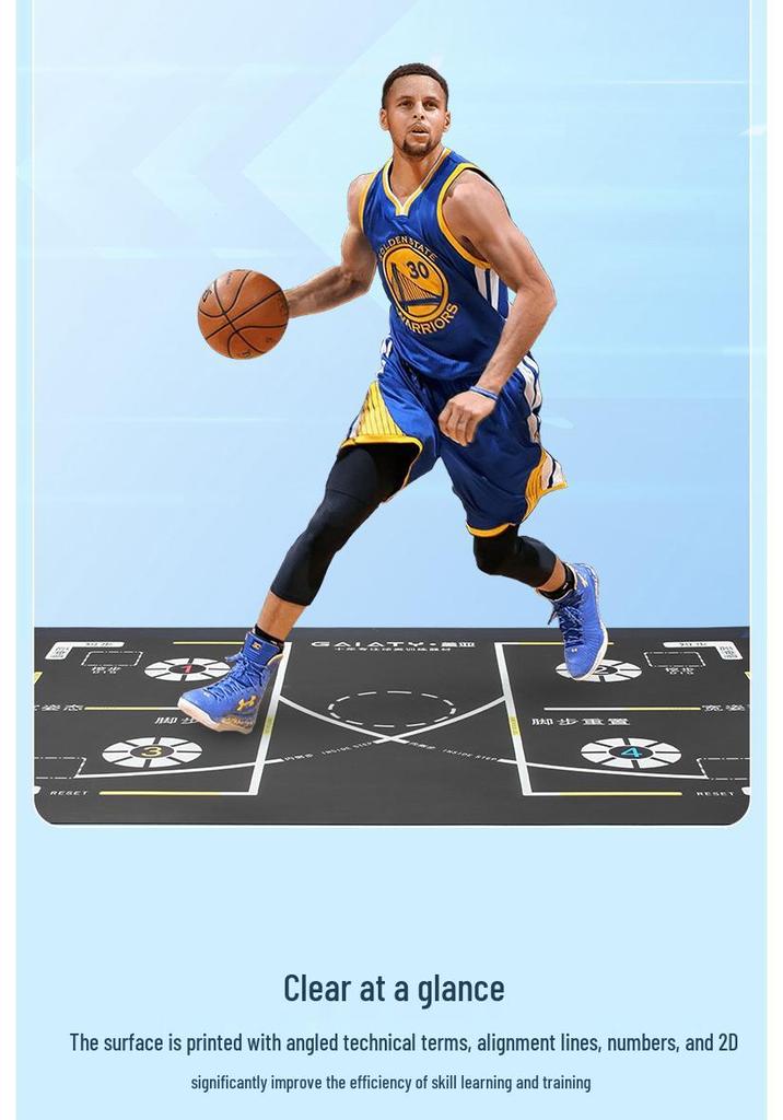 Anti-slip Outdoor Basketball Dribbling & Footwork Training Mat