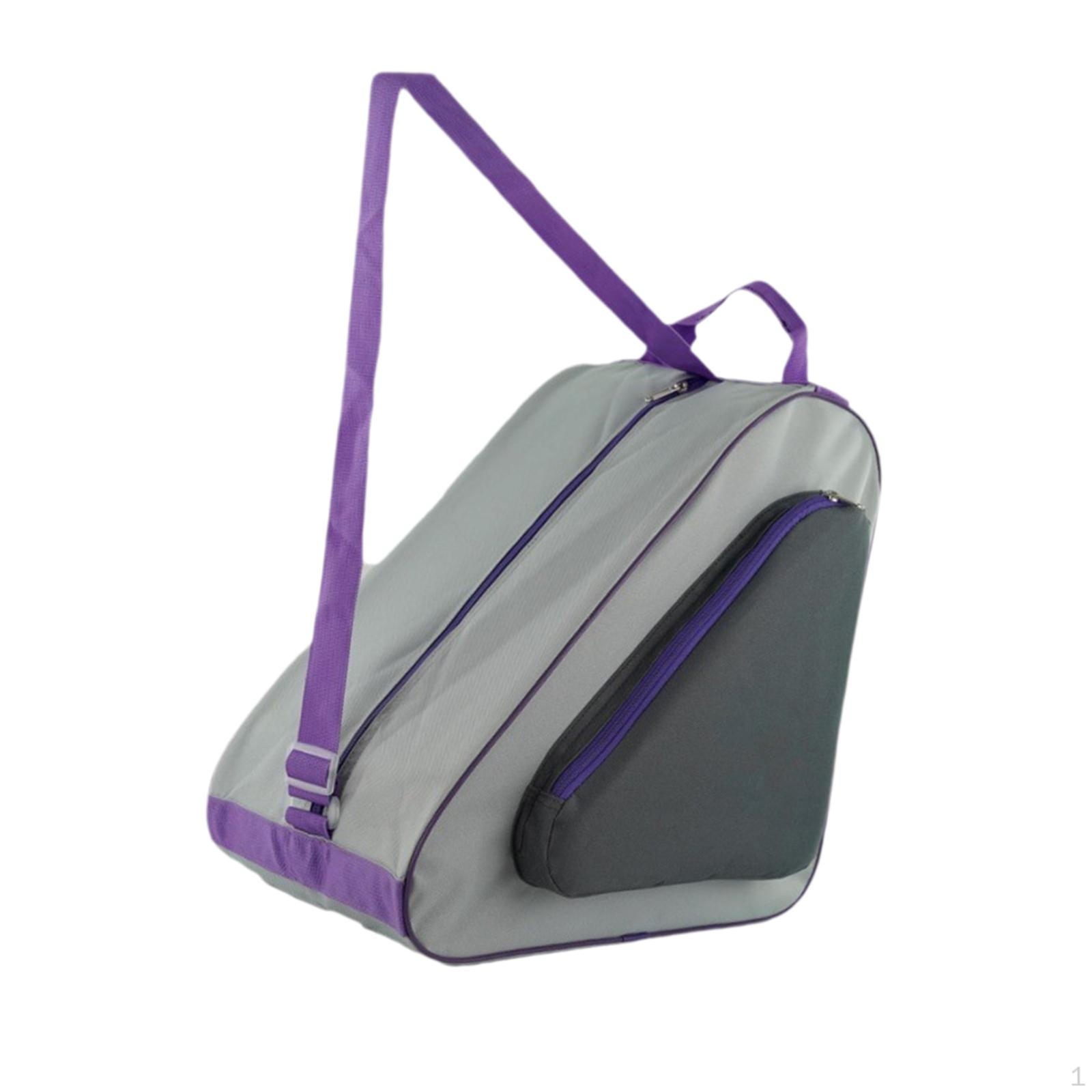 

Сумка для роликовых коньков, сумка-тоут, большая вместимость, нейлоновая, портативная, с регулируемым плечевым ремнем Grey