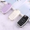 For Ford Focus 2 Mk2 Fiesta Mondeo Galaxy Falcon Territory Ecosport Car Tpu Folding Key Cover Bag Shell Case Keychain Protector