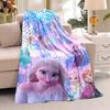 3D Printing Disney _Frozen_ Cartoon Blanket Cute Princess Aisha Princess Printed Blanket Soft and Comfortable Blanket#(5)
