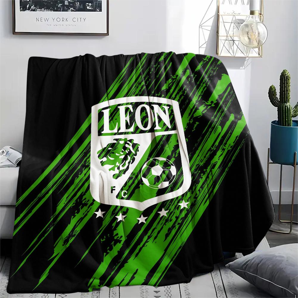 Leon FC,pattern Flannel Blanket, High Quality Comfortable for All Seasons, Home Decor, Warmth and Comfort, Perfect for Gifts.