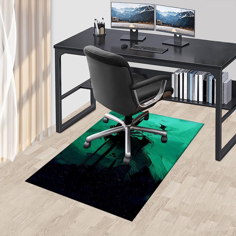 

Batman,Night Office Carpet Chair Mats, Home Decor Dormitory Floor Protector With Anti-Skid Backing, Large Area Coverage, Christmas Decoratio 60cm by 90cm