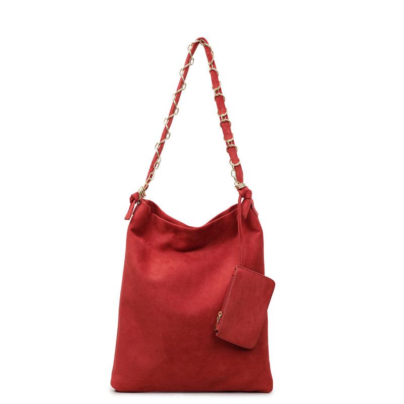 

Large-capacity underarm bag women s 2025 autumn new high-value tote bag simple foreign shoulder bag бордовый