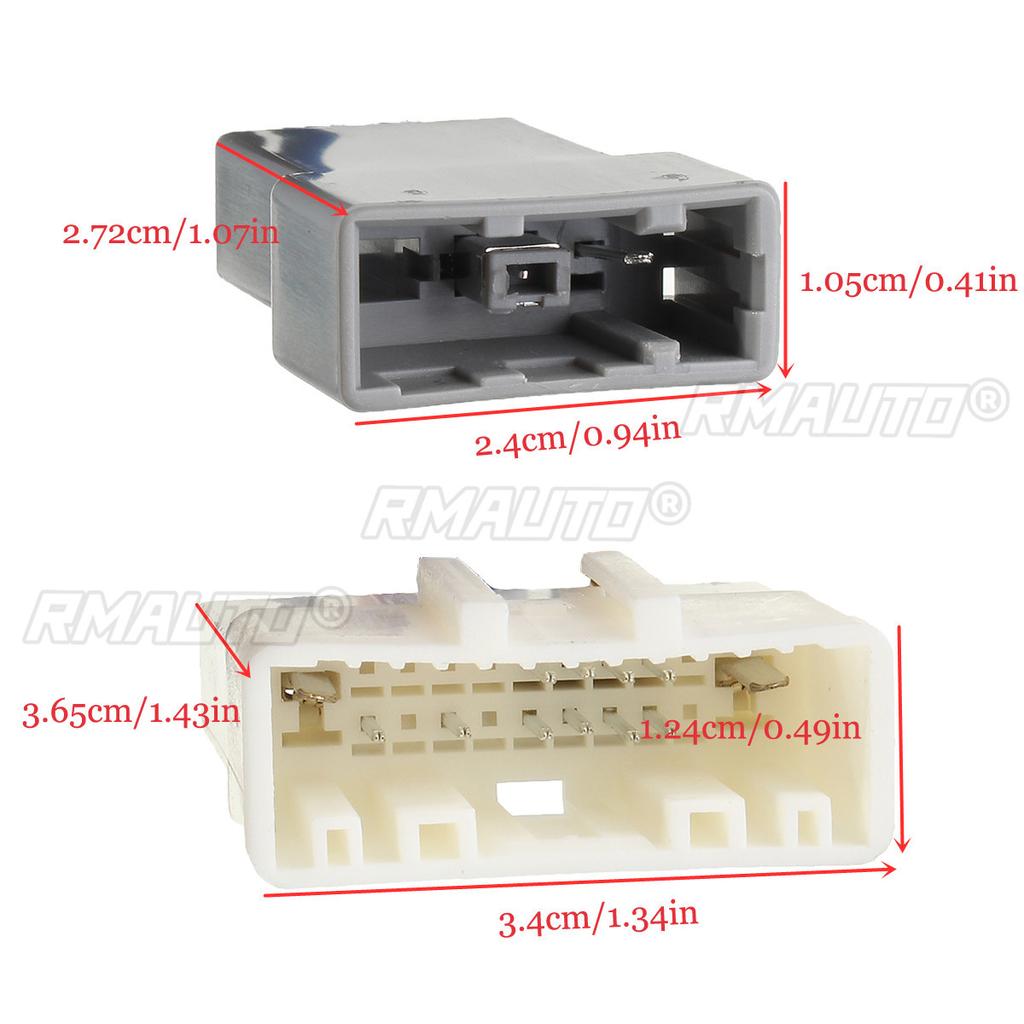 Car DVD Radio Stereo Wire Harness Cable Plug FM Radio Antenna Cable Connector Cable Adapter for Nissan/Subaru