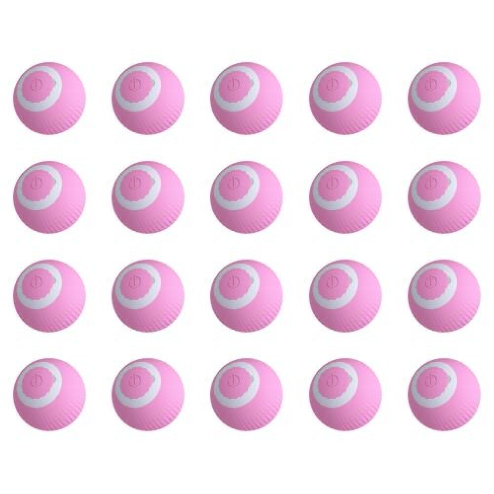 

Автоматические игрушки-мячи ABS Самовращающийся мяч для игры с котятами и собаками (розовый)