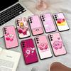Cartoons Pink k-Kirbys-KK  Phone Case For Samsung S25,S24,S21,S22,S23,S30,Ultra,S20,Plus,Fe,Lite,Note,10,Black Cover