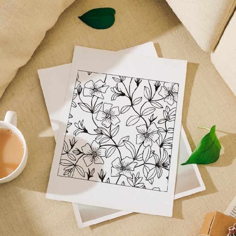 Flower Wall Silicone Seal Stamp DIY Scrapbooking Card Making Embossing Photo