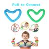 10/20/30 Pcs Pop Tubes, Fidget Tubes for Children and Adult Sensory Fidget Toy Set for Stress and Anxiety Relief Educational Toy