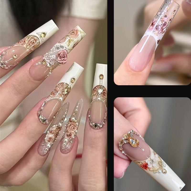 Nail Forms Nail Extension Kit  with Scale Lines Nail Mold Lightweight Natural ShapeManicure Tools for Daily Use