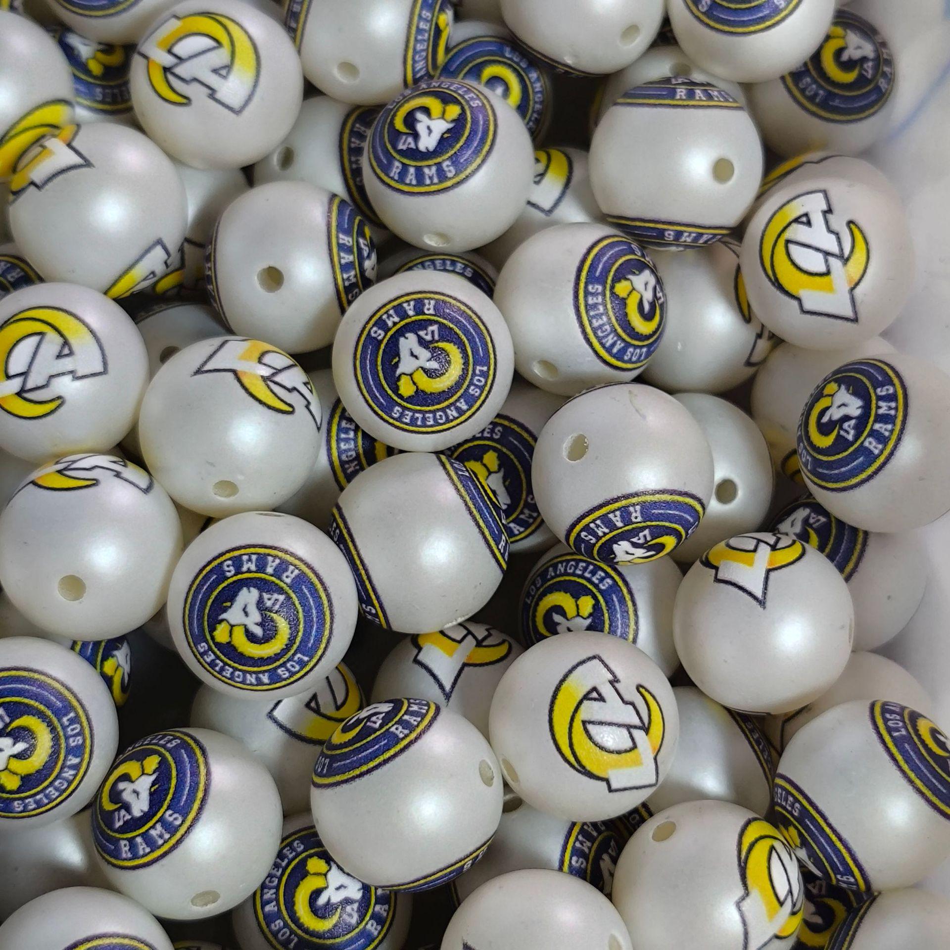 Rams Team Acrylic Beads DIY Kit for Stringing Bead Pens
